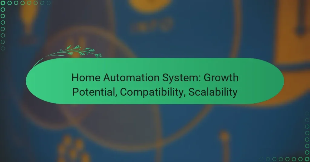 Home Automation System: Growth Potential, Compatibility, Scalability