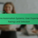 Home Automation Systems: User Experience Ratings and Selection