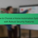 How to Choose a Home Automation System with Robust Security Features